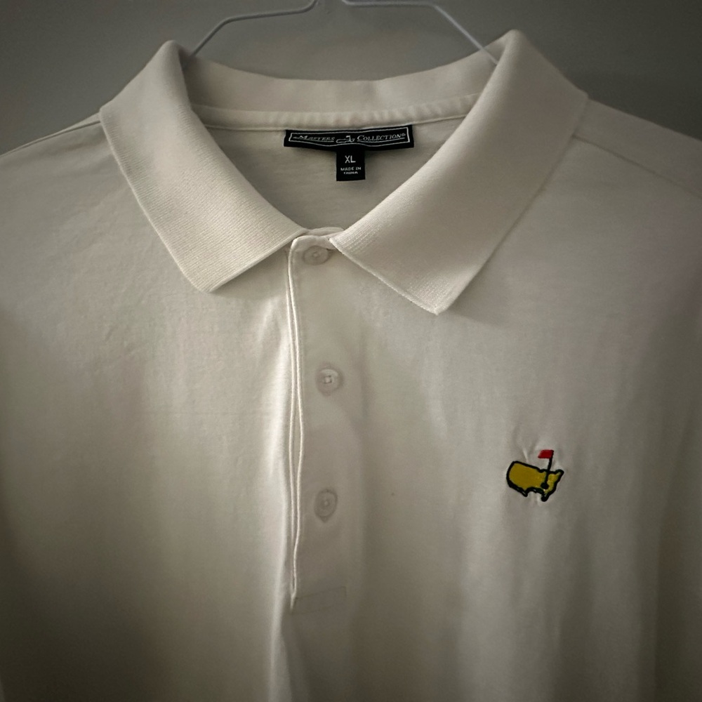 White XL Masters Golf Shirt